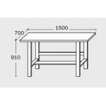 Stelaż stołu warsztatowego SM 1500