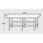 Stół warsztatowy Werkmeister-2000